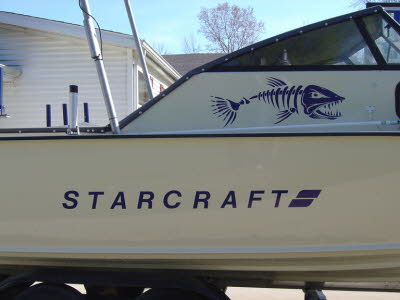 Starcraft Fishing Boat, Lettering and Graphics, Boat Lettering, Boat Graphics, Watercraft Numbers, Boat Lettering, Watercraft Numbers, Cabin Cruisers, Bow Riders, Speed Boats, Boat Graphics, Boat Decals, Boat Numbers, Fishing Boats, Hunting Boats, Flat Bo
