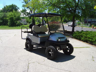 Silver Golf Cart Wrap, Lifted Golf Cart, Custom Golf Carts, Customized Golf Carts, Golf Cart Parts, Golf Cart Wraps