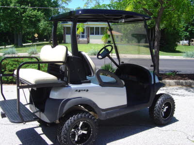 Silver Golf Cart Wrap, Lifted Golf Cart, 4x4 Decals, Custom Golf Carts, Customized Golf Carts, Golf Cart Parts, Golf Cart Wraps