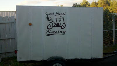 Enclosed Racing Trailer Decals and Graphics, Rest In Peace Ed McQuiston, Contractor Trailer Lettering, Contractor Trailer Graphics, Enclosed Trailer Graphics, Enclosed Trailer Wraps, Graphics, Wraps, Lettering